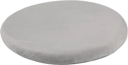 Vista 5 de Sigmat Cojín redondo de 13 pulgadas, cojín de espuma viscoelástica para silla pequeña, color negro
