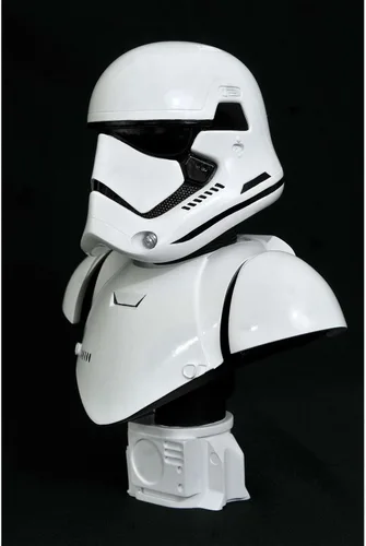 Vista 3 de Diamond Select Toys Star Wars: The Force Awakens: First Order Trooper Legends en 3 dimensiones, busto a escala 1:2, multicolor