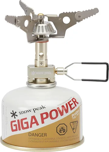 Vista 8 de Snow Peak GigaPower - Estufa de camping con encendido automático Encendido automático, ligero y compacto, rendimiento de ebullición rápida, ideal