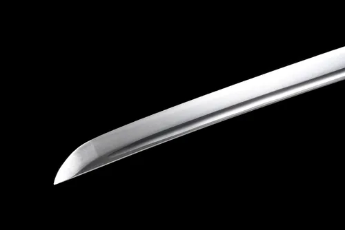 Vista 2 de Espada samurai hecha a mano, acero al carbono 1060, muy afilada, juego de Katana real (negro)