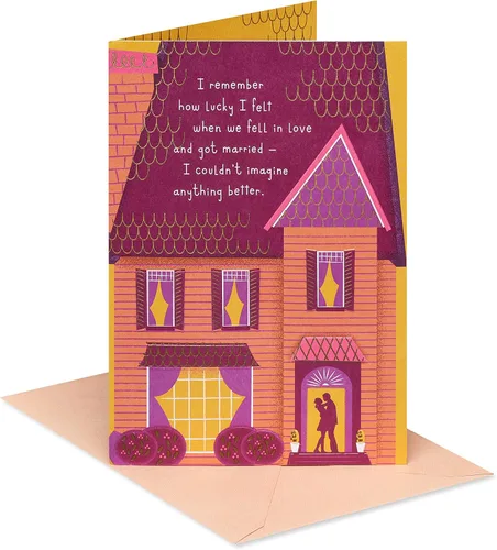 Vista 8 de American Greetings Tarjeta de aniversario para él (The Best In Me)