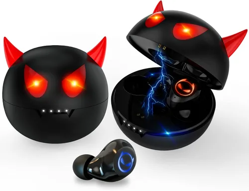 Vista 17 de Auriculares inalámbricos Bluetooth, nuevos auriculares inalámbricos para niños 2024 con reducción de ruido Bluetooth 5.1, impermeables, auriculares