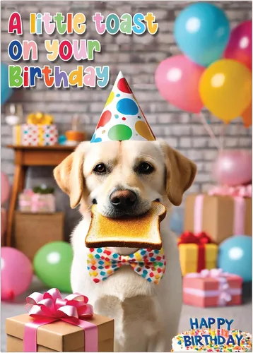 Vista 14 de Glory To Dog Ah Wooo Tarjeta de cumpleaños feliz con tarjeta de felicitación y sobre para envío