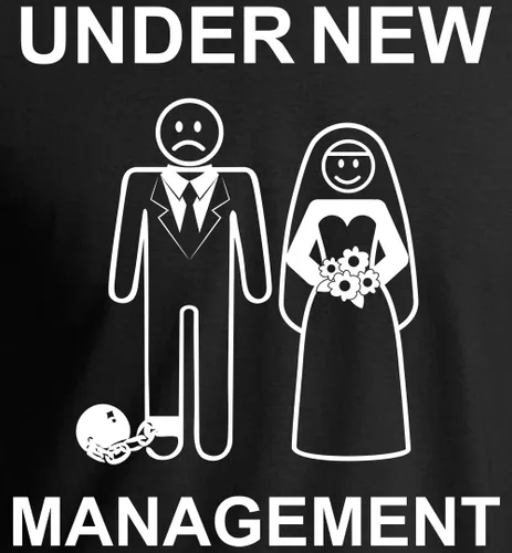Vista 2 de Under New Management T-Shirt - Camiseta divertida para despedida de soltero
