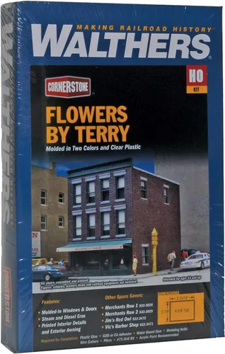 Vista 6 de Walthers Flowers by Terry Kit, 3 X 4 x 4-3/8" 7.6 X 10.2 X 4.4 in, (933-3473)