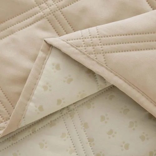 Vista 4 de Ameritex Funda impermeable para cama de perro, manta para mascotas con parte trasera antideslizante para muebles, cama, sofá