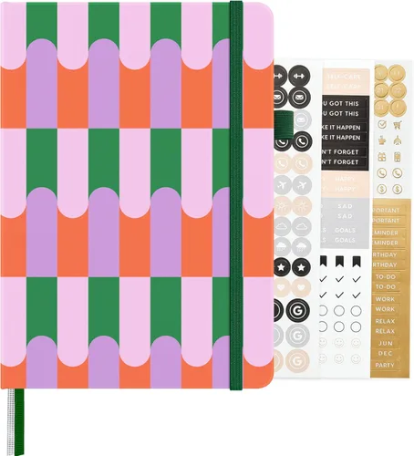 Vista 41 de ⩓ Per Se Cuaderno de Diario con Líneas (3 Paquetes), 160 Páginas Papel Grueso 100GSM, A5 Tapa Dura Cuadernos con Rayas Universitarias para Escribir