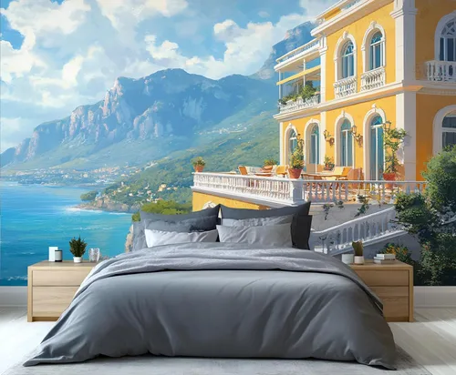 Vista 24 de Papel tapiz de mármol, papel tapiz negro y dorado para dormitorio, papel tapiz moderno gris para sala de estar, mural fotográfico de mármol nórdico