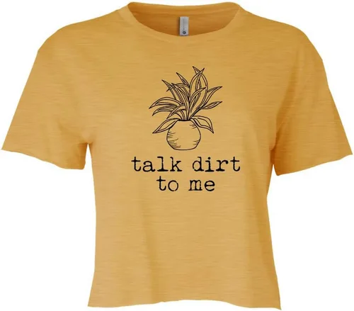 Vista 12 de Women's Screen Printed Crop Tee, Shirts With Sayings