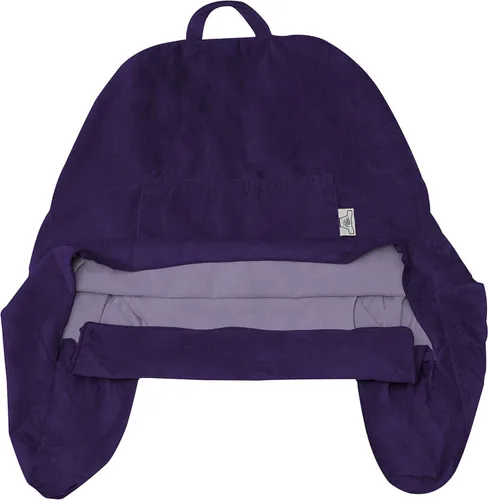 Vista 79 de Funda de almohada Husband Pillow solo para lectura - Funda para silla de lectura con generosos bolsillos traseros y laterales - Morado claro