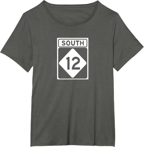 Vista 85 de Highway 12 South NC Outer Banks North Carolina Hwy - Camiseta, Negro, S