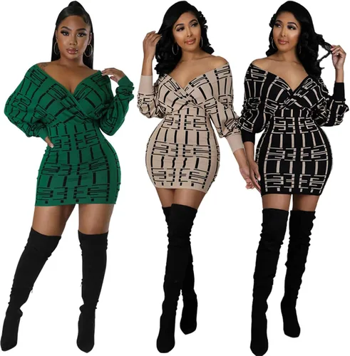 Vista 5 de kaimimei Vestido corto con cuello en V para mujer, elegante, sexy, hombros descubiertos, sin espalda, elástico, ajustado, para club, fiesta, cóctel