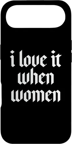 Vista 27 de Love it When Women Subtle Lesbian Funny Minimal Bi Pride Gay Case for iPhone 16
