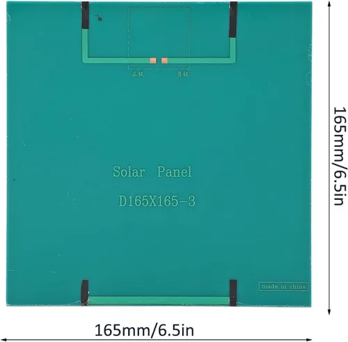 Vista 4 de Panel solar de 6V 4.5W, panel solar de alta eficiencia de conversión monocristalino, pequeño y portátil DIY cargador de panel de batería solar