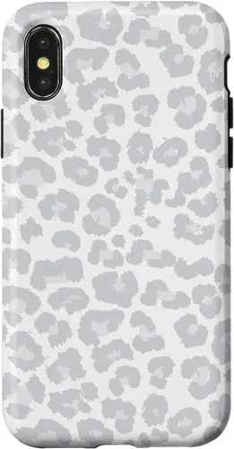 Vista 5 de Blanco Gris Guepardo Estampado De Leopardo Animal Skin Lindo Moda Caso Para iPhone 17