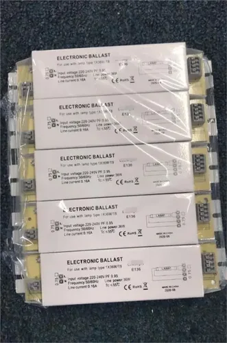 Vista 6 de Wide Voltage Fluorescent Lamp Tube Ballast 1X18 T8 Electronic Ballast T9 12v Electronic Ballast for Uv Circlen Lamp Choke(1 18w-1 18w,1 18W)