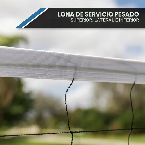 Vista 5 de EastPoint Sports Red de repuesto para voleibol con cable de alta resistencia, cintas laterales reforzadas y material resistente a la intemperie