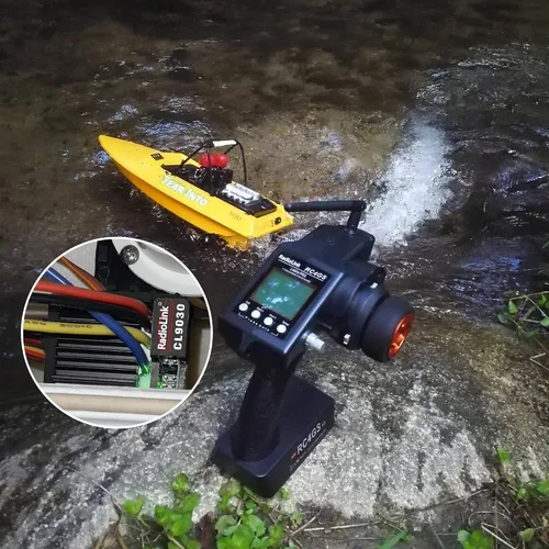 Vista 6 de Radiolink CL9030 90A 2S-4S RC cepillado ESC impermeable 5A BEC 5.5V/7.5V Controlador electrónico de velocidad para RC Crawler Tank Truck Car Boat
