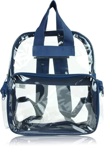 Vista 37 de DALIX Bolsas de mochila transparentes de plástico liso dorado