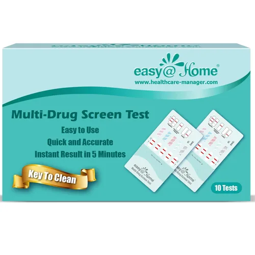 Vista 7 de Easy@Home Kit de prueba de orina de 5 paneles – Pruebas para THC, COC, OPI2000, mAMP/MET, BZO – Prueba de metabolitos de medicamentos con tarjeta