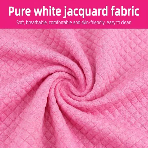 Vista 5 de 2 fundas de almohada de repuesto para patas Contour Legacy, lavable con cremallera, ligera y suave, solo funda (rosa melocotón)