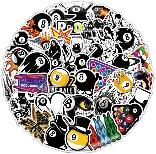 Vista 9 de 50 calcomanías de béisbol, calcomanías de vinilo impermeables para decoración deportiva para laptop, teléfono, patineta, equipaje, calcomanías