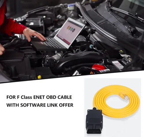 Vista 4 de Cable Ethernet enet RJ45 obd2 cable de Ethernet serie g Cable de interfaz para e-s-y-s bootmod3 i-sta
