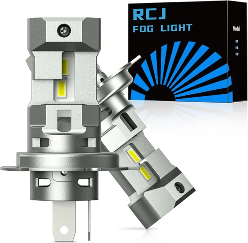 Vista 11 de RCJ H11 Bulbs, 16000LM Super Bright 6000K Cool White