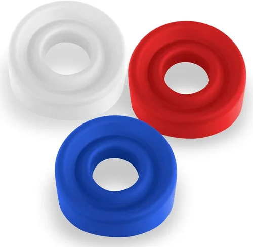Vista 4 de LeLuv Funda de bomba de pene de alta calidad, anillo de junta de silicona, sello de succión seguro, ajuste ergonómico, material de silicona premium