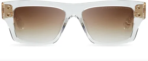 Vista 2 de Dita DTS407-A-02 - Gafas de sol GRANDMASTER-SEVEN transparentes, oro amarillo con degradado marrón oscuro a transparente, 2.244in, Cristal
