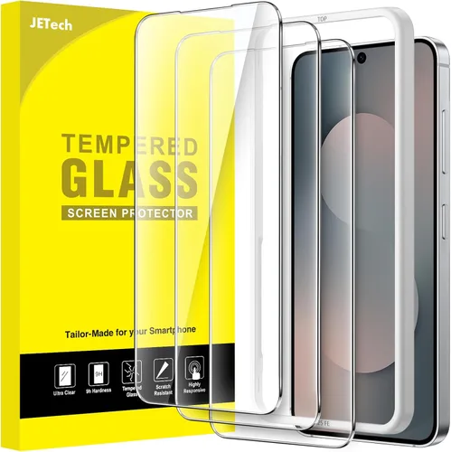 Vista 15 de JETech Protector de pantalla compatible con Samsung Galaxy S20 FE de 6.5 pulgadas, película de vidrio templado, paquete de 3