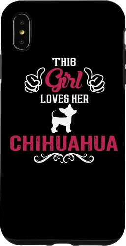 Vista 7 de Funda para iPhone 15 This Girl Loves Her Chihuahua Dog Mom