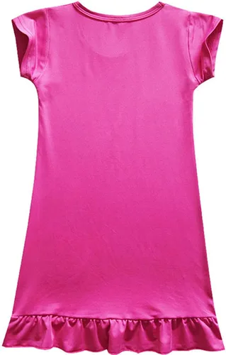 Vista 2 de Neko-Baby Camisón de unicornio para niñas, pijamas de princesa con diseño de arcoíris, lindo estampado, ropa de dormir, vestidos de noche, regalo
