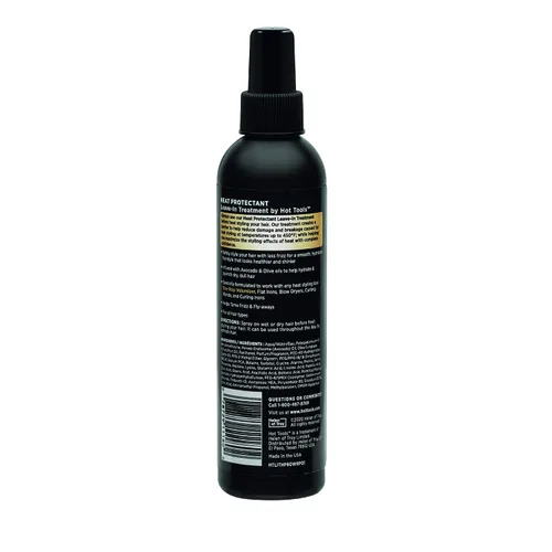 Vista 7 de Hot Tools Spray de tratamiento sin enjuague protector contra el calor del cabello, 8 onzas Protege el cabello de daños térmicos de hasta 450 °F