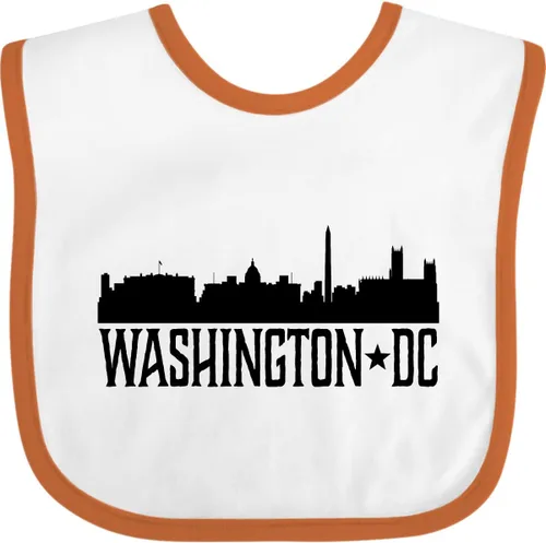 Vista 14 de inktastic Washington DC Skyline Cities Baby Bib