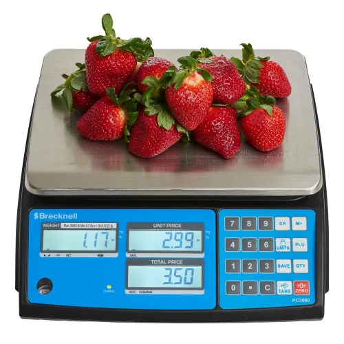 Vista 6 de Brecknell PC3060, escala de cálculo de precio de doble rango, 30/60lb x 0.01/0.02lb, NTEP