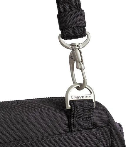 Vista 13 de Travelon Bandolera y cangurera convertible clásica antirrobo, Negro