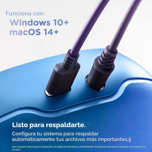 Vista 4 de SanDisk Unidad de escritorio Creator de 4 TB - Hasta 1000 MB/s, para portátiles y computadoras, USB-C, USB 3.2 Gen 2, SSD de escritorio externo, 1