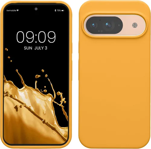 Vista 230 de kwmobile Funda Compatible con Google Pixel 6 Pro - Funda de Teléfono de Silicona TPU con Acabado Suave - Azul Caribe