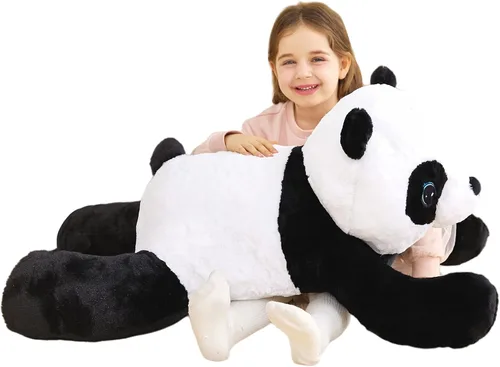 Vista 10 de IKASA Juguete de peluche de conejo gigante de 37.5 pulgadas, juguetes grandes y suaves para niños, niñas, niños y novias