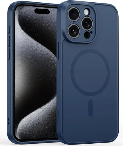 Vista 327 de FNTCASE para iPhone Air Case Clear: Fundas magnéticas para teléfono con protector de pantalla a prueba de caídas, compatibles con Magsafe, delgadas