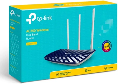 Vista 6 de TP-Link Router Ethernet rápido inalámbrico Wi-Fi AC1350
