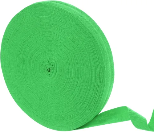 Vista 105 de uxcell Cinta de sarga de algodón de 50 yardas, cinta de espiga de 3/8 pulgadas para coser ropa, manualidades (azul)