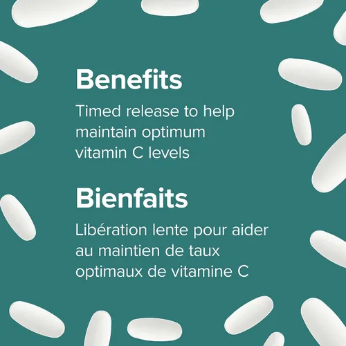 Vista 3 de Webber Naturals Vitamina C liberación temporizada 1000 mg, 150 pestañas