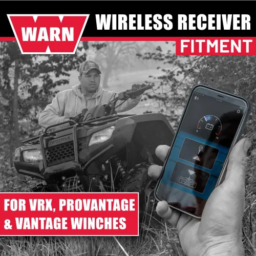 Vista 5 de WARN 103950 Receptor inalámbrico HUB y aplicación de teléfono - para cabrestantes Powersports (VRX, ProVantage, Vantage) Winch Control from a