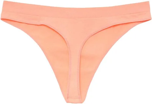 Vista 9 de Tangas francesas de cintura alta bragas de alta elasticidad sin costuras tangas Paquete de 3 Rojo