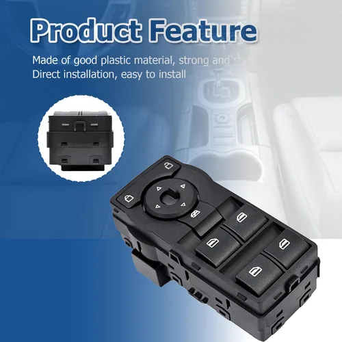 Vista 4 de Silscvtt Black Master - Interruptor de ventana eléctrica de repuesto para G8 GT GXP 4D Sedan 2008-2009 92247215 92225343