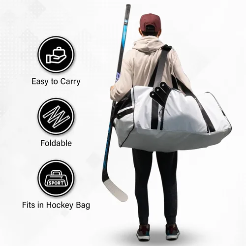 Vista 3 de ACE HOCKEY The Snake Stickhandling Trainer – Adjustable Hockey Training Aid for Puck Control, Quick Hands, Reaction Time & Coordination – Snake 5