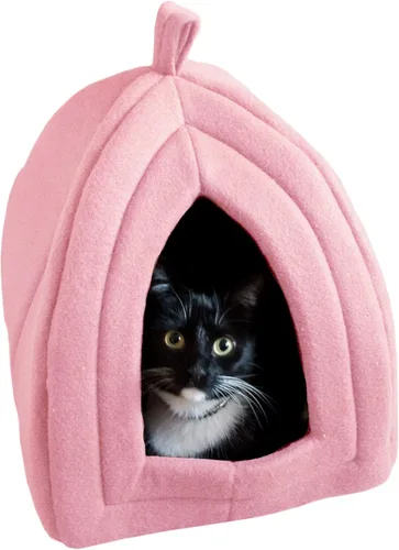 Vista 10 de Cama para gatos de tienda de campaña / iglú PAW, azul, Azul