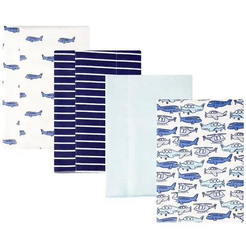 Vista 147 de Hudson Baby - Paños unisex de franela de algodón para bebé, avión, talla única